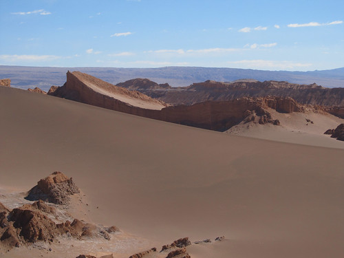 Le désert d'Atacama: l'Amphitéâtre (Valle de la Luna)