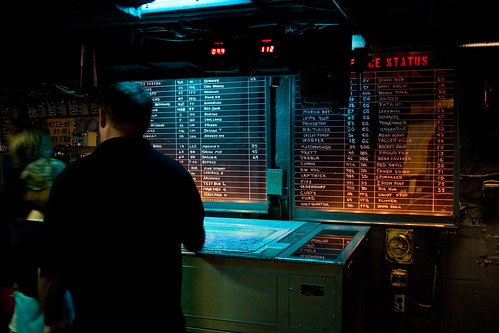 Tactical Control Room, USS Midway