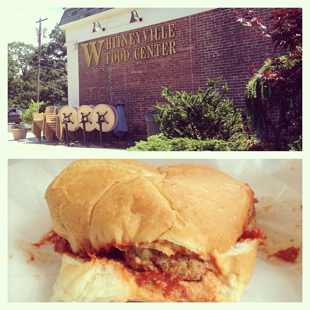 Meatball subs from our favorite Whitneyville market.