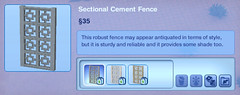Sectional Cement Fence