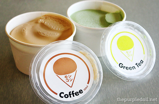 Coffee and Green Tea Ice Cream P55