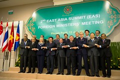 Secretary Clinton Foreign Ministers at the East Asia Summit