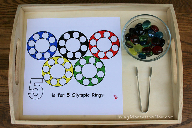 Olympic Rings Math and Practical Life Activity