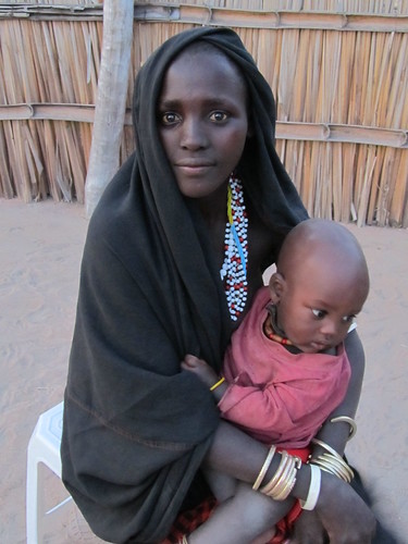 Fatuma and her daughter