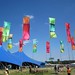 Floating flags at WOMAD