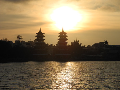 Sunset at Lotus Lake in Kaohsiung