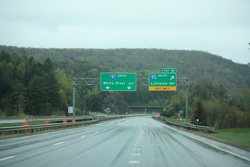 Beginning of Interstate 93 South