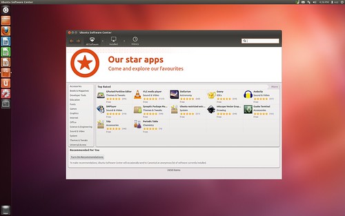 Ubuntu 12.04 Alpha 2 Software Center