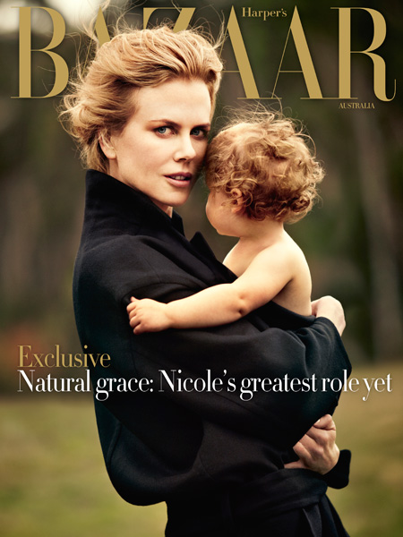 Editorial – Harper’s Bazaar Australia, June/July 12 – Nicole Kidman by Will Davidson and styling by Jillian Davison