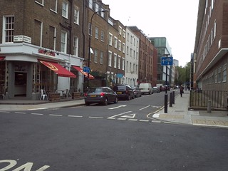 Whitfield Street/Grafton Way (facing S)