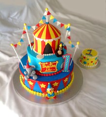 Circus Birthday Cakes on Circus Birthday Cake