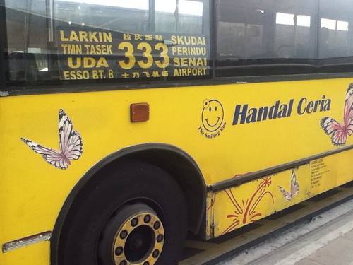 Bus 333 Larkin-Senai Airport RM 3.5