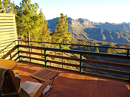 Terrace Views from the Parador Cruz de Tejeda, Gran Canaria