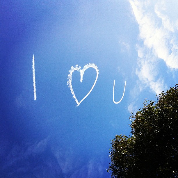 I really do! Someone proposed in the sky this morning... I wonder if she loves him too?  #love in the #sky