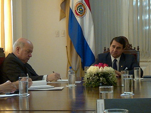 OAS Mission Meets with Paraguay's President and Foreign Minister