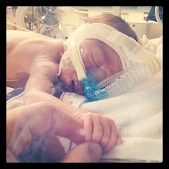 Tummy tummy tummy. Avery Day 11. #preemie #twins