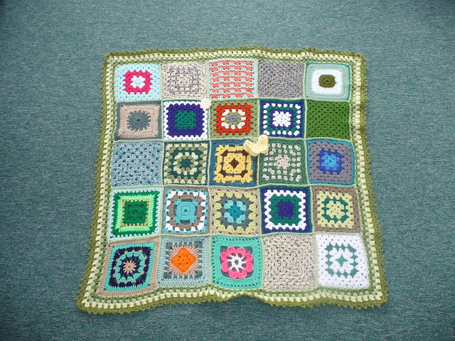 Thanks to everyone who have contributed squares for this blanket.