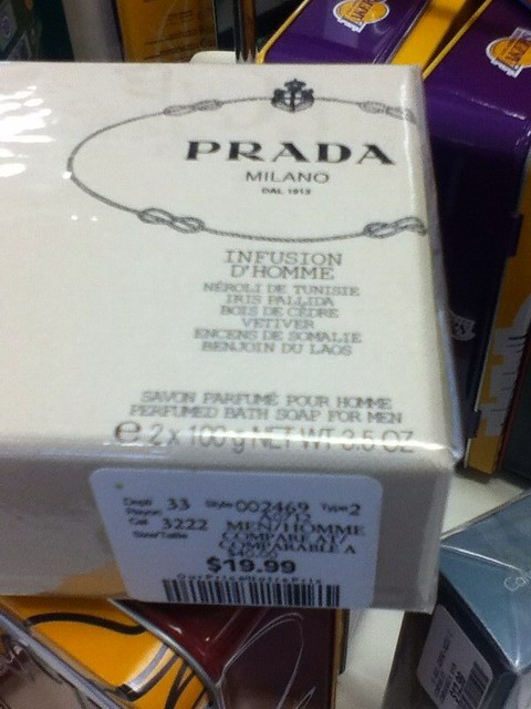 Prada savon parfumé pour hommes $19.99