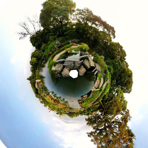 もういっちょ清澄庭園。 #360PANORAMA #smallplanet