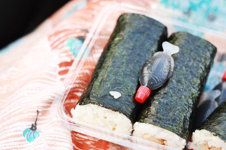 sushi bento box road trip