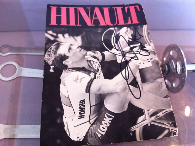 Bernard Hinault's autograph
