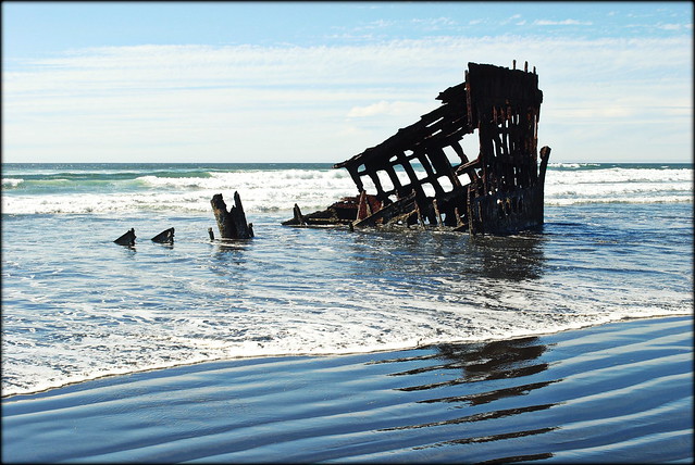 The Wreck of the Peter Iredale at Fort Stevens State Park - Astoria, Oregon