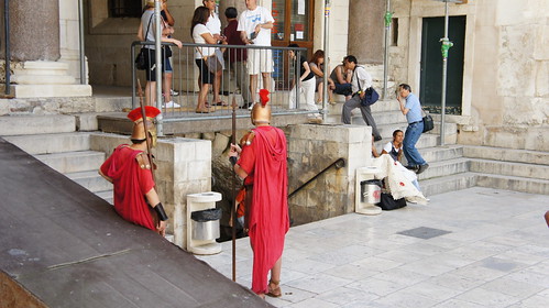 Roman Reenactors, Diocletian's Palace, Split, Croatia