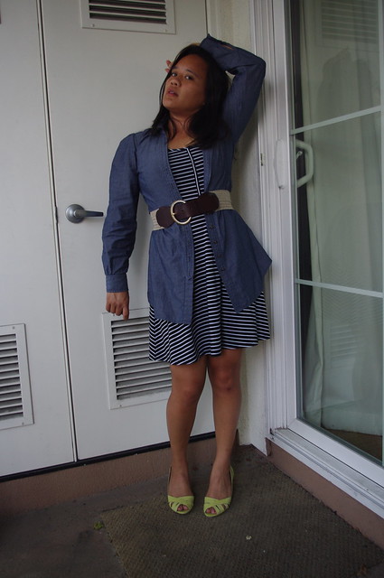 OOTD: Stripes & Chambray