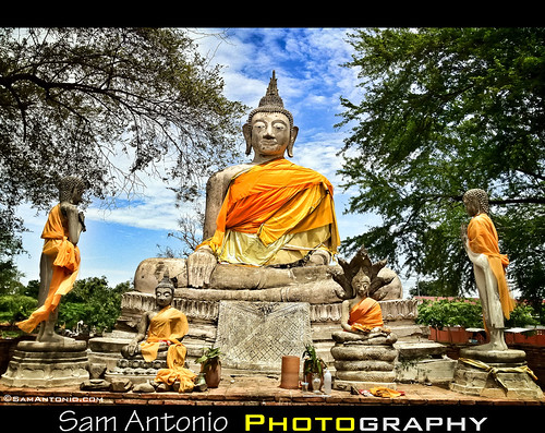 Buddha Power in Ayutthaya, Thailand by Sam Antonio Photography
