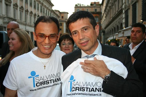 Maurizio Lupi con Magdi Cristiano Allam