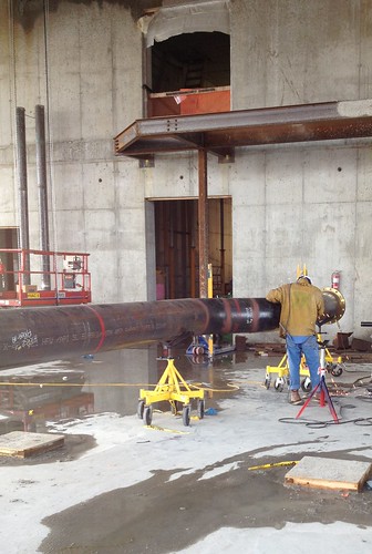 Day 115 - Piping Arrives on Site at Fan Pier Project by JC Cannistraro