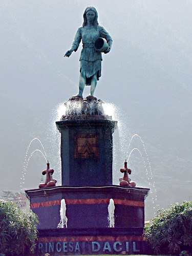 Princesa DacÃ­l fountain/fuente, La Orotava