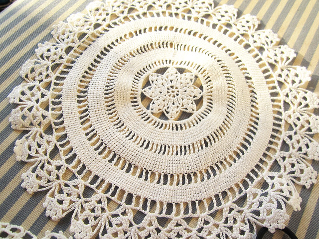 Thrifted doily 1