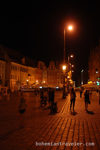 Wroclaw Market Sqaure Rynek at night (2)