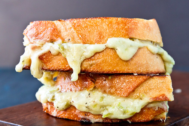 Grilled Hatch Pimento Cheese Sandwiches