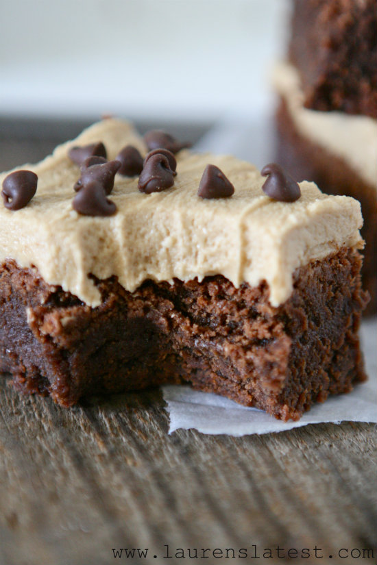 Fudgy Brownies with Cookie Butter Frosting 3