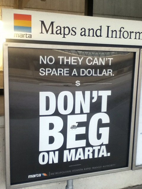 Don't Beg on MARTA