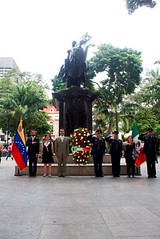 Ceremonia del Aniversario de la Independencia de México en Venezuela