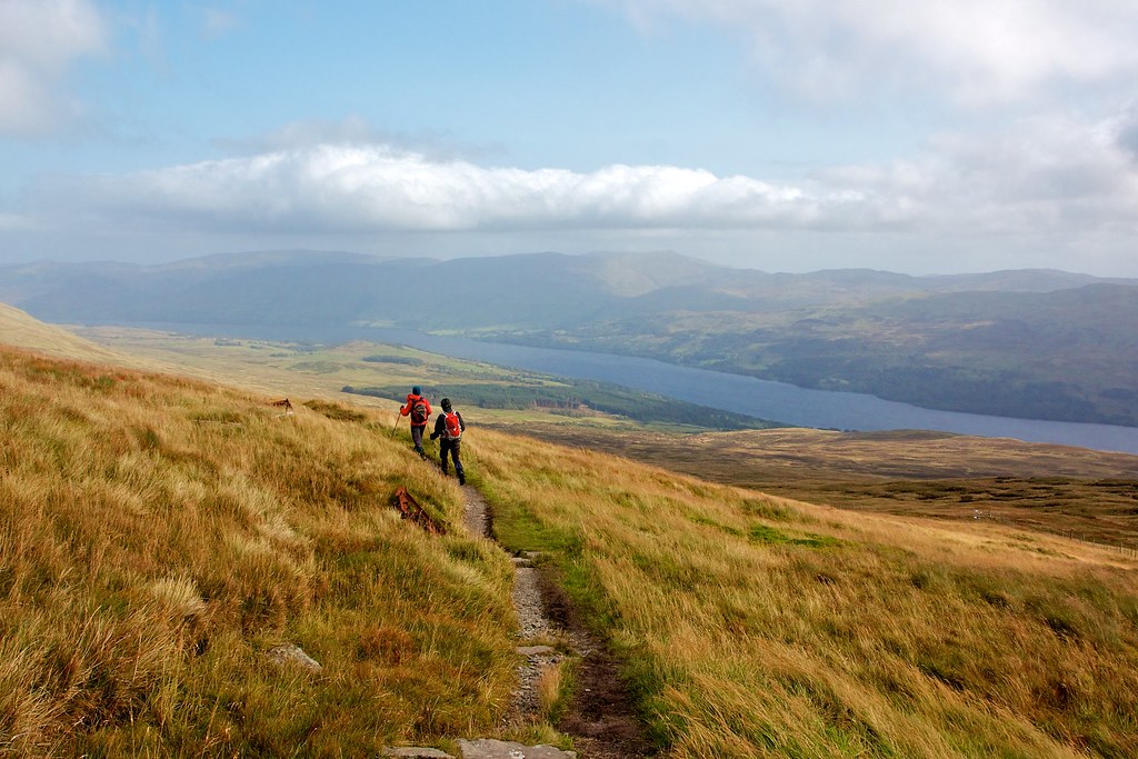 The track above Loch Tay