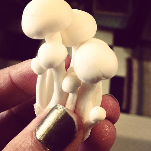 White beech mushrooms