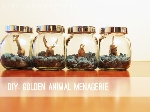 DIY: Golden Animal Menagerie
