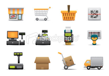 Retail & Shopping Icons | Premium Matte Series