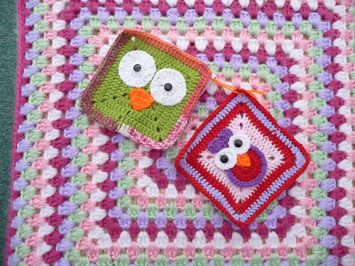 Squares for our 'Owl' Challenge.