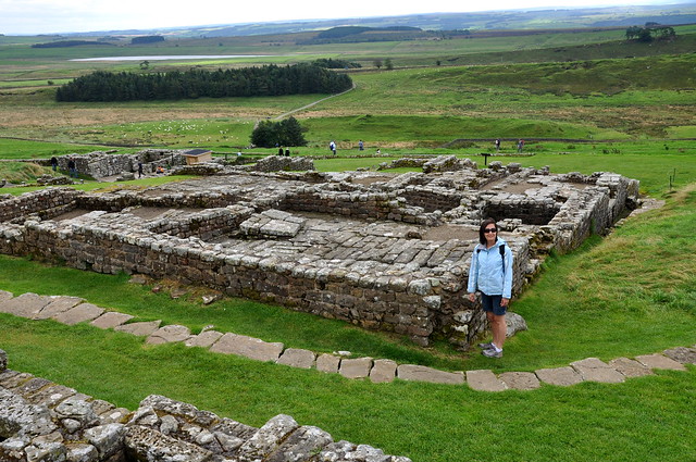 The commanding officer's house at Housesteads Roman Fort