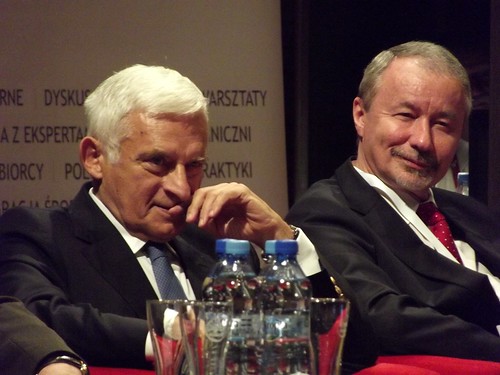 Jerzy Buzek i Wiesław Banyś