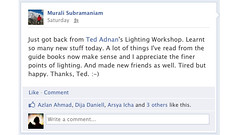 Ted Adnan's LIghting Workshop Testimonials and such...