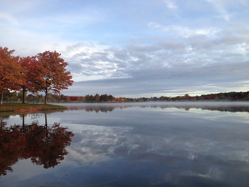 big 7 lake at fall by ktes750