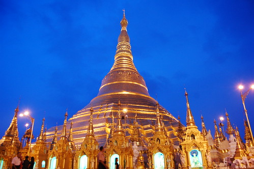Shwe Dagon Pagoda in  Myanmar