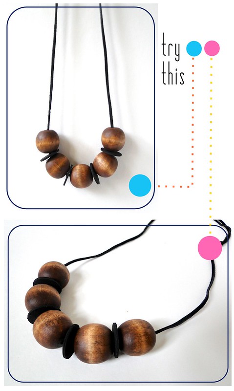 Stained Wood Bead Necklace Tutorial by Fabric Paper Glue 01.png