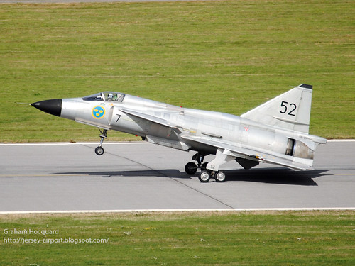 SE-DXN SAAB 37 AJS 37 Viggen by Jersey Airport Photography